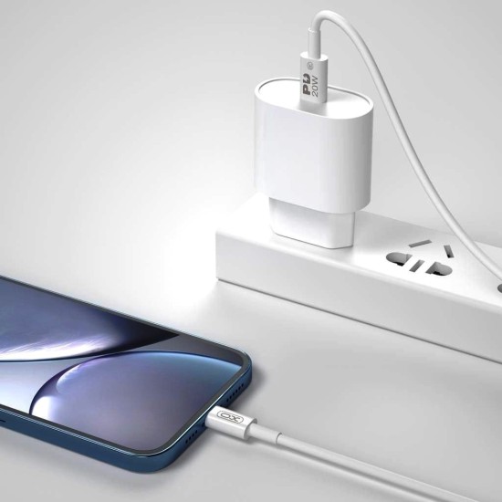 XO | Type-c to Lightning Charger Cable | NB-Q189B | 20W 2M | White
