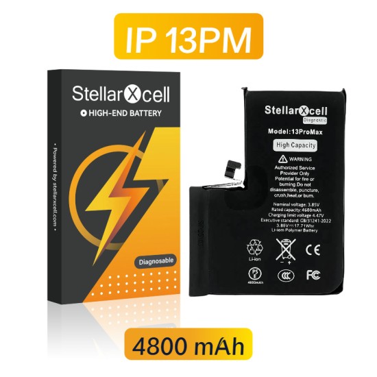 Replacement StellarXcell Diagnostic Battery for iPhone 13 Pro Max