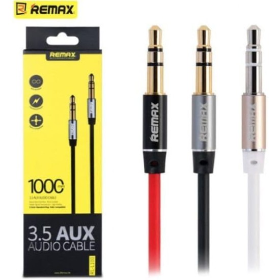 Remax | AUX Cable | RL-L100 | 3.5MM | Red