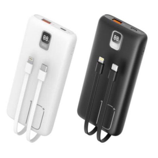 XO PR184 (PD20W/QC18W) digital light display 10000mAh Black XO PR184 (PD20W/QC18W) digital light display 10000mAh Black