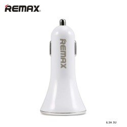 Remax RCC302 Car Charger 3 Port 6.3A White Remax RCC302 Car Charger 3 Port 6.3A White