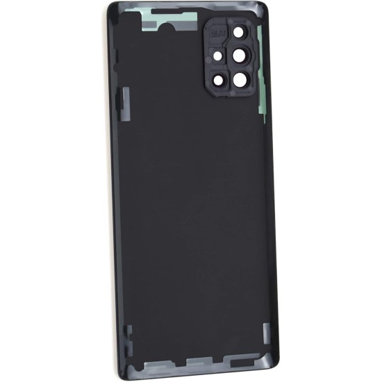 Replacement Original Camera Frame Back Cover for Samsung A71 Black