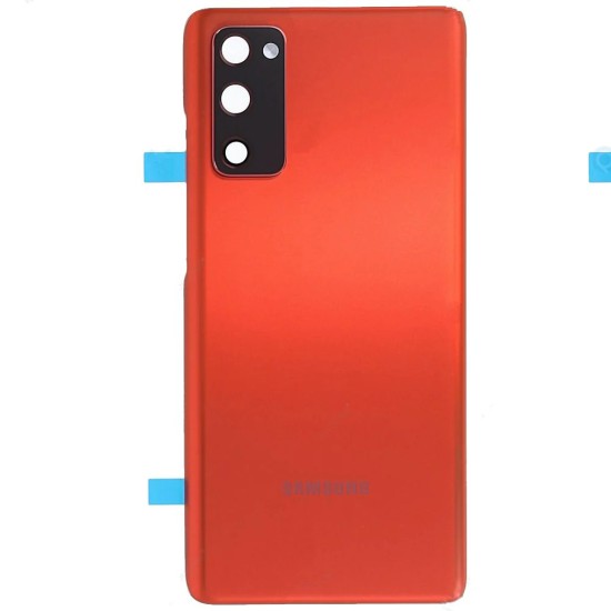 Replacement Original Back Cover Camera Frame for Samsung S20 FE Red Replacement Original Back Cover Camera Frame for Samsung S20 FE Red