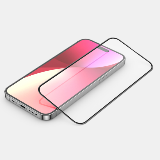 XO FC5 Full Screen Silkscreen HD Tempered Film 0.33MM for iPhone 15 Pro 6.1