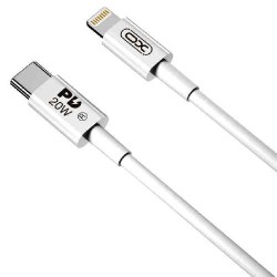 XO | Type-c to Lightning Charger Cable | NB-Q189B | 20W 2M | White XO | Type-c to Lightning Charger Cable | NB-Q189B | 20W 2M | White
