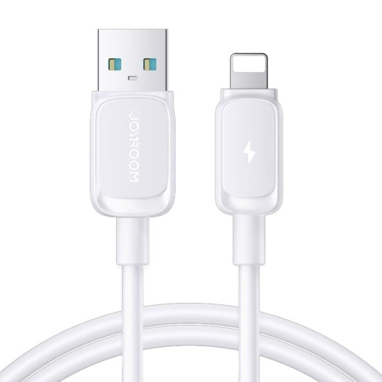 Joyroom S-AL012A14 Multi-Color Series 2.4A USB-A to Lightning Fast Charging Data Cable 1.2m White