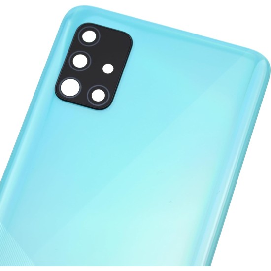 Replacement Original Camera Frame Back Cover for Samsung A51 Blue Replacement Original Camera Frame Back Cover for Samsung A51 Blue