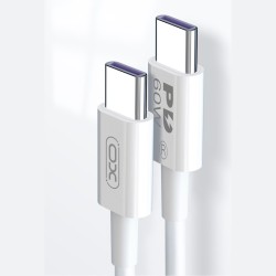 XO | Type-c to Type-c 60W 2M Charger Cable | NB-Q190B | White XO | Type-c to Type-c 60W 2M Charger Cable | NB-Q190B | White