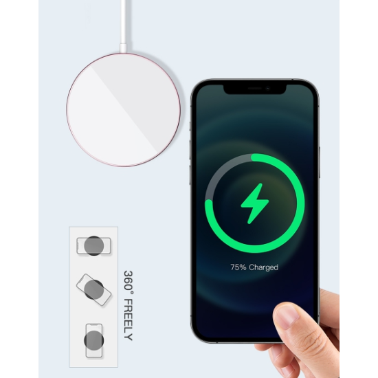 XO CX011 15W magnetic wireless charger Black