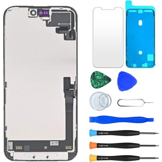 JH | Replacement LCD | For iPhone 16 Plus | FHD COF | Black