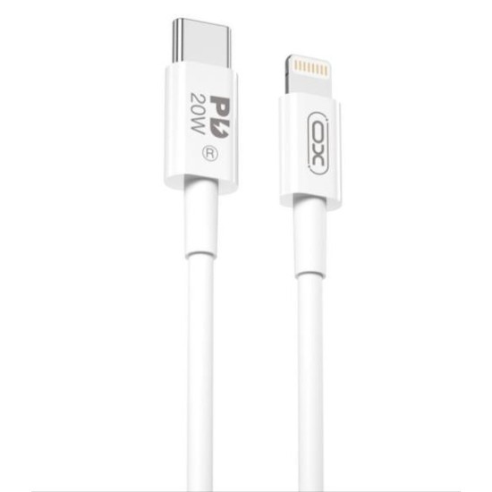 XO NB-Q189A Type-c to Lightning 20W 2M Charger Cable White