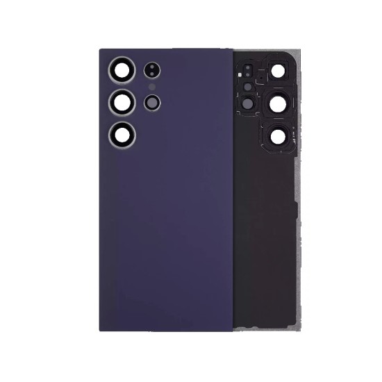 Replacement Back Cover With Camera Frame For Samsung S24 Ultra Purple