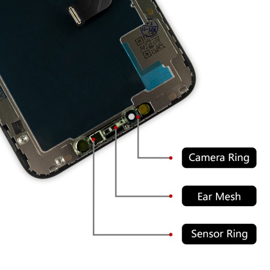 Replacement LCT MP+ Hard OLED Touch Screen for iPhone XS Max Black