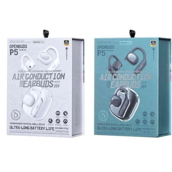 Remax P5 Binchin Series Air Conduction Earbuds OpenBuds Blue