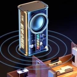 Remax RB-M68 Clear Mecha Wireless Speaker Black Remax RB-M68 Clear Mecha Wireless Speaker Black