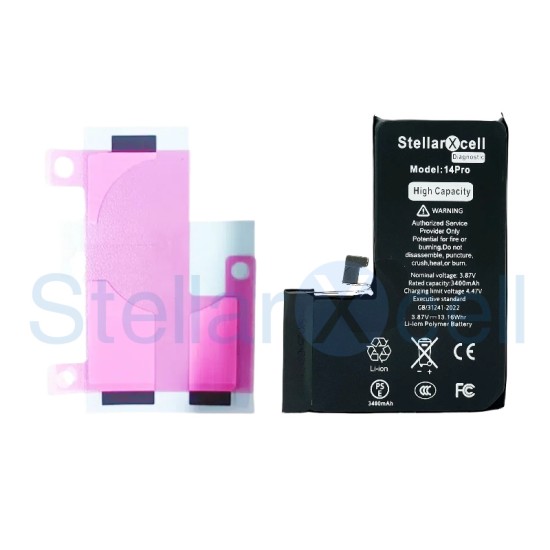 Replacement StellarXcell Diagnostic Battery for iPhone 14 Pro
