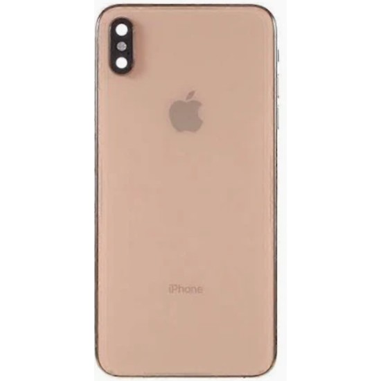 Replacement Rear Housing With Parts+Battery Glue For iPhone XS Max Gold Replacement Rear Housing With Parts+Battery Glue For iPhone XS Max Gold