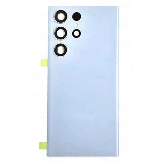 Replacement back cover camera frame for Samsung S22 Ultra Sky Blue