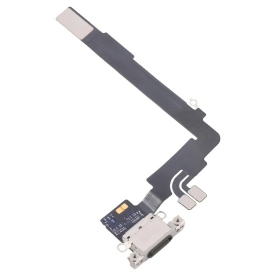Original Pulled | Replacement Charging Port Board | For iPhone 16 Pro Max | With Microphone | Black