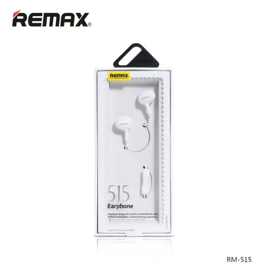 Remax RM-515 Earphones Black Remax RM-515 Earphones Black