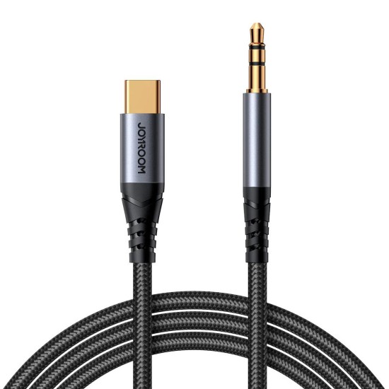 JOYROOM SY-A07 Audio-Transfer Series USB-C to 3.5mm AUX Cable 1.2M – Black JOYROOM SY-A07 Audio-Transfer Series USB-C to 3.5mm AUX Cable 1.2M – Black