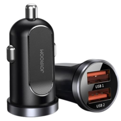 Joyroom C-A09 Mini Dual QC3.0 Smart Fast Charger Black