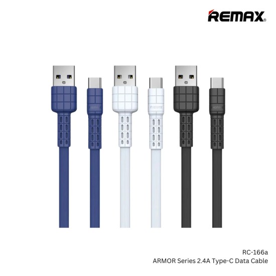 Remax | Armor Cable For Type C | RC-116a | Blue Remax | Armor Cable For Type C | RC-116a | Blue