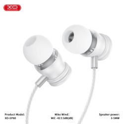 XO EP80 In ear Type-C Digital Decoded Metal Earphones White XO EP80 In ear Type-C Digital Decoded Metal Earphones White