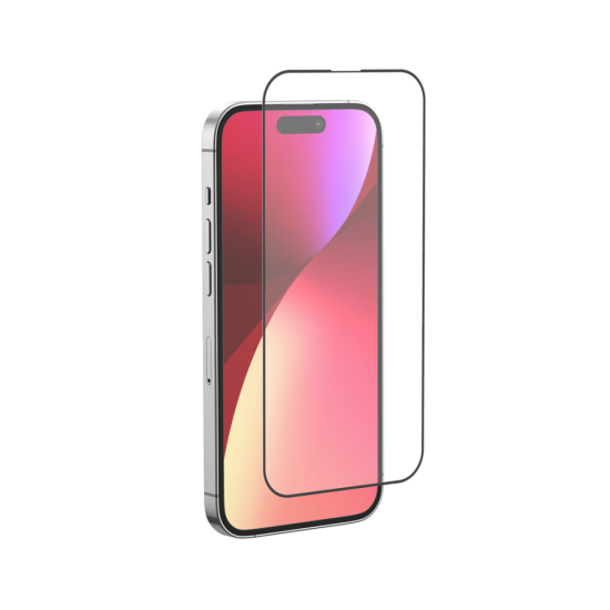 XO FC5 Full Screen Silkscreen HD Tempered Film 0.33MM for iPhone 15 Pro 6.1