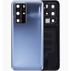 Replacement Back Cover With Camera Frame For Huawei P40 Pro Silver