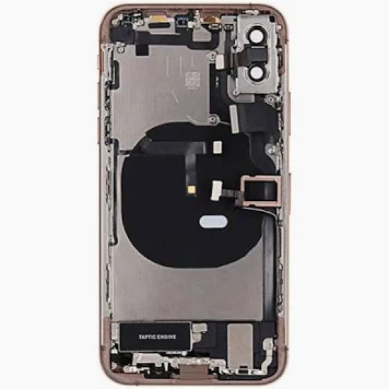 Replacement Rear Housing With Parts+Battery Glue For iPhone XS White