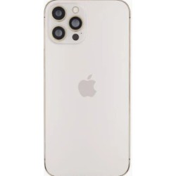 Replacement Rear Housing With Parts+Battery Glue For iPhone 12 Pro Gold Replacement Rear Housing With Parts+Battery Glue For iPhone 12 Pro Gold