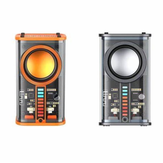 Remax RB-M68 Clear Mecha Wireless Speaker Orange