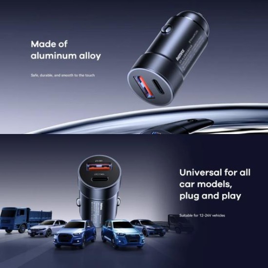 Remax RCC361 Explorer Series 3A Multi Compatible Car Charger Black