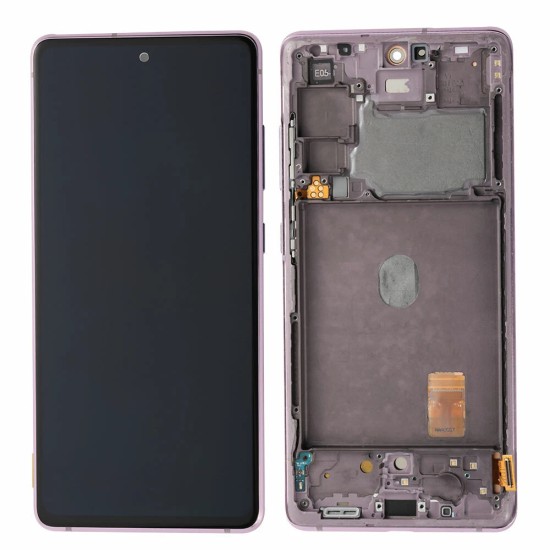 Replacement Full OLED With Frame for Samsung S20FE Purple