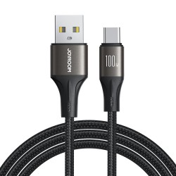 Joyroom SA25-AC6 Light-Speed Series 100W Fast Charging Data Cable (USB-A to Type-C) 3m Black Joyroom SA25-AC6 Light-Speed Series 100W Fast Charging Data Cable (USB-A to Type-C) 3m Black