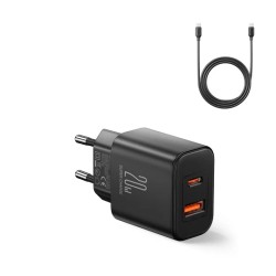 Joyroom JR-TCF05 Flash Series 20W A+C Dual Port Charger Black(UK)