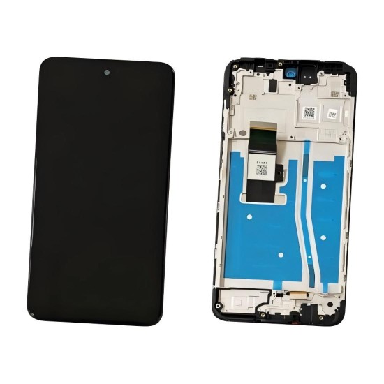 Replacement Original LCD With Frame For Moto G53 Black Replacement Original LCD With Frame For Moto G53 Black