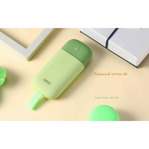 Portable 5000mAh Mini Power Bank Dual USB Candy Color For Huawei Samsung Android Green 