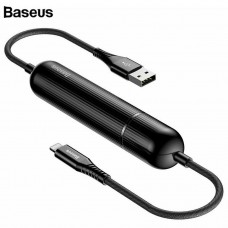 Baseus 2500mAh 2in1 USB Data Power Bank Charging Cable For iPhone 12 11 Pro XS x