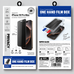 MMT Privacy Full Screen Tempered Glass Film For iPhone 18 Pro Max MMT Privacy Full Screen Tempered Glass Film For iPhone 18 Pro Max