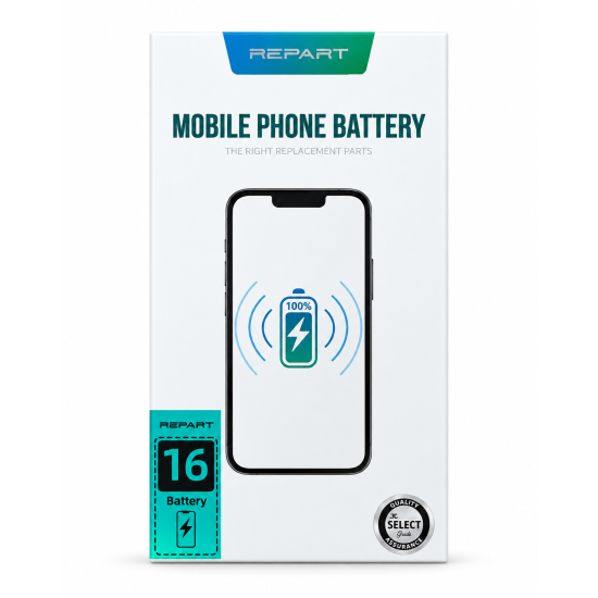 REPART Select Replacement Battery for iPhone 16 – 3561mAh REPART Select Replacement Battery for iPhone 16 – 3561mAh