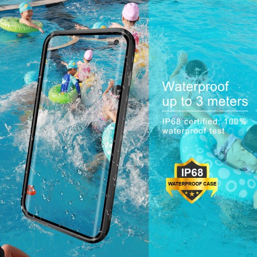 Redpepper Professional Waterproof Case Dot Series For Samsung S10 Plus Black