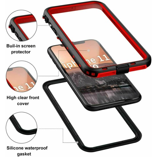 Redpepper Professional Waterproof Dot Series Case For iPhone 11 Pro Max Black