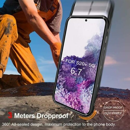 Redpepper Professional Waterproof Case Dot Series For Samsung S20 Ultra Black