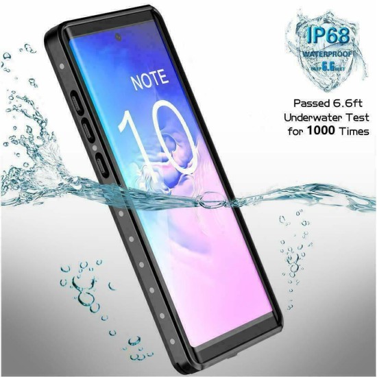 Redpepper Professional Waterproof Dot Series Case For Samsung Note 10 Black
