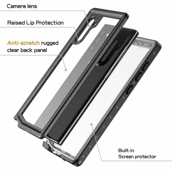 Redpepper Professional Waterproof Dot Series Case For Samsung Note 10 Black