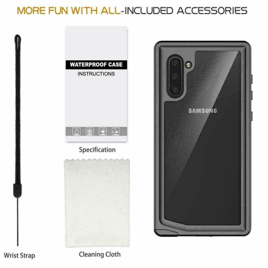 Redpepper Professional Waterproof Dot Series Case For Samsung Note 10 Black