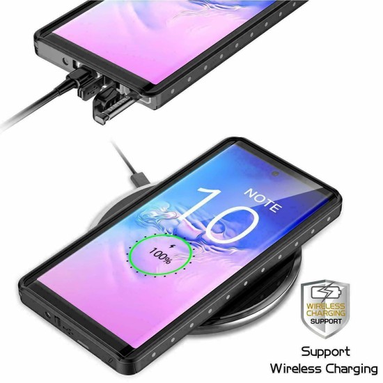 Redpepper Professional Waterproof Dot Series Case For Samsung Note 10 Black