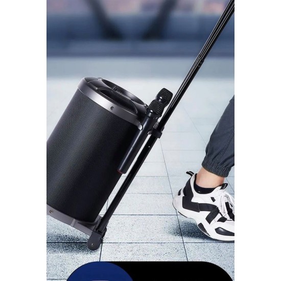 RB-X6 Magic pupil outdoor trolley bluetooth speaker Black